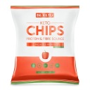 BeKeto Keto Chips - čerstvá červená paprika 30 g bez lepku NÍZKÝ CARB