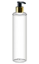 FĽAŠA S KOZMETICKOU PUMPAČKOU 250ml, ČIERNA/ZLATÁ