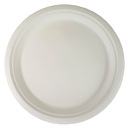 VEĽKÉ TANIERE papierové biele trstinové 26cm NARODENINOVÝ TANIER 10x