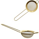 KUCHYNSKÝ SITOK 8 cm, NEREZ, ZLATÝ