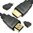 HDMI 2.0 UHD 4K kábel 1,5m + micro mini ADAPTÉRY