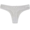 SEXY BIELE JEMNÉ ZMYSLNÉ ČIPKOVÉ DÁMSKE XL TANGÁ