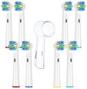 8x HLAVICE NA ZUBNÚ KEFKU ORAL-B BRAUN + KRYT