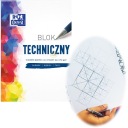 TECHNICKÝ BLOK BIELY A4 OXFORD 10 listov 250g/m²
