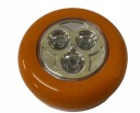 3x LED SAMOLEPIACA DOTYKOVÁ LAMPA NA BATÉRIU