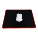 Herná podložka pod myš 300x240x3mm / čierno/červené lemovanie