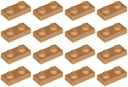 LEGO PLATE 3023 1x2 nugát pr. NOVINKA (6g) 16 ks.