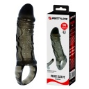 Predlžovací návlek na penis, zhrubnutie, 15 cm