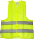 CESTNÁ VÝSTRAŽNÁ REFLEXNÁ VESTA, ŽLTÁ