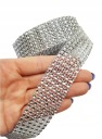 DIAMANTOVÝ PÁS ZIRKÓNOVÁ STUHA 3CM X 2,8 M STRIEBORNÝ