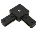 Uhlový konektor pre LED osvetľovacie lišty, čierny