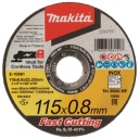 MAKITA REZNÝ KOTÚČ NA REZANIE OCELE 115x0,8x22mm TENKÝ E-10861