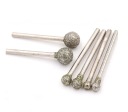 Diamantová fréza, gulička 10mm, stopka 3mm, na sklo