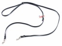 Vodítko pre psa TAPE nastaviteľné 20mm 110-185cm ČIERNA