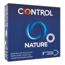 CONTROL NATURE Klasické prírodné kondómy 3 ks KOMFORT BEZPEČNOSŤ