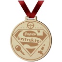 Medailový prívesok INŠTRUKTOR VOZU super PÁSKA
