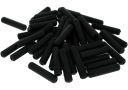 Plastové NÁBYTSKÉ ŠPIČKY, priemer 8 mm, PLAST ČIERNA, na montáž nábytku