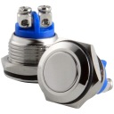 Momentálny monostabilný tlačidlový spínač 16mm 12v 24v 230v 3A odolný proti vandalizmu