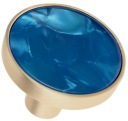 Knoflík Vešiak ALISMA nábytková úchytka modrá 32mm