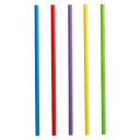 SHAKE papierové slamky 100 ks. 25 cm x 8 mm zmiešané farby