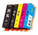 5x ATRAMENT PRE EPSON T2621 XL XP510 XP600 XP605 XP610