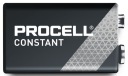 1x Batéria 9V 6LR61 Duracell Procell CONSTANT 1 ks