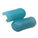 2x Koncovka NEON FLEX 6x12mm MODRÁ