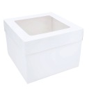 Cake Box Dekoratívne balenie s okienkom Kartónová torta pre hostí