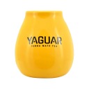 Keramická žltá tekvica s logom Yaguar 350 ml