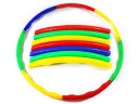 FAREBNÝ SKLADACÍ HULA HOOP S PUBS 58 CM 7 PRVKOV