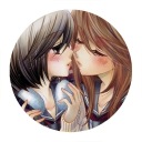 Girl Friends Manga Anime Yuri Pins NA VÝBER