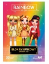 RAINBOW HIGH A4 blok na kreslenie, 20 listov