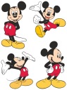 NÁLEPKY MICKEY MOUSE NA OKNO, ZRKADLO, OKNO