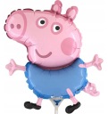 Fóliový balónik GEORGE PEPPA PIG 1-9 NARODENINOVÁ OZDOBA 35cm