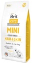 Brit Care Mini Hair & Skin bez obilnín 400 g