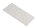 NÁRAZNÍKY SAMOLEPIACE SILIKÓNOVÉ 8x1,5mm 50ks