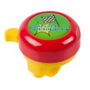KIDS zvonček na bicykel MS 54mm FLAG červený žltý