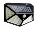 VÝKONNÁ SOLÁRNA ZÁHRADNÁ LAMPA SÚMRAK POHYBOVÝ SENZOR 100 LED IP65
