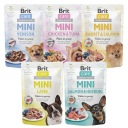 BRIT CARE MINI mokré krmivo pre psov, mix príchutí, 5x85g