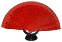 Orientálny drevený VENTILÁTOR FLAMENKO gypsy