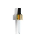 PARFÉMOVÁ PIPETKA na oleje AROMATHERAPY kvapkadlo so sklenenou pipetou 56 mm