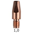 MIG MAG KONCOVKA PRÚDU M8 dĺžka 30mm 1,0mm 1ks
