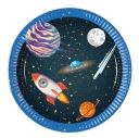 Papierové taniere SPACE ROCKET