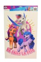 Ozdobná fóliová nálepka na okenný nábytok My Little Pony Ponies 40x27