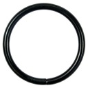 Prsteň KOVOVÝ 40 mm ČIERNA