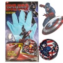 CAPTAIN AMERICA SET 2v1 JOJO RUKAVICE PRE OBLEČENIE HRAČIEK YOYO AVENGERS