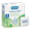 DUREX NATURALS TENKÉ KONDÓMY, 3 KS