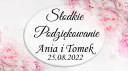 Etikety nálepky na svadobnú tortu S MENÁMI
