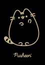 Zápisník A5, 60 listov, kockovaný, laminovaný, Pusheen