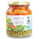 Mrkva v marináde s bio hráškom 340g (220g)